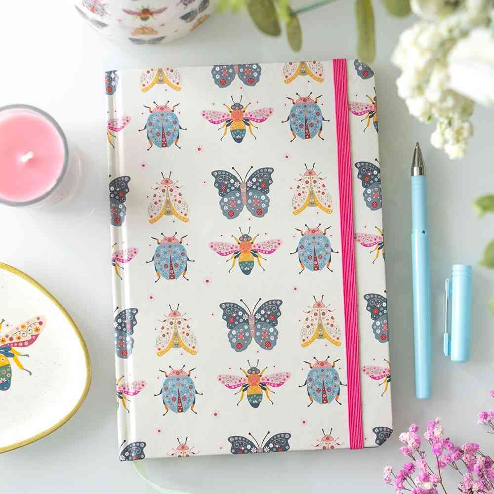 Something Different - Floral Bug Print A5 Notitieboek - Multicolours